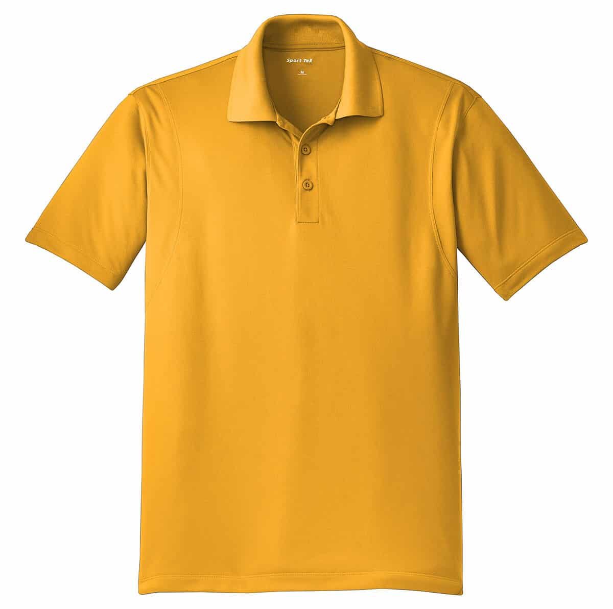 Men's Short Sleeved Polos - Gold