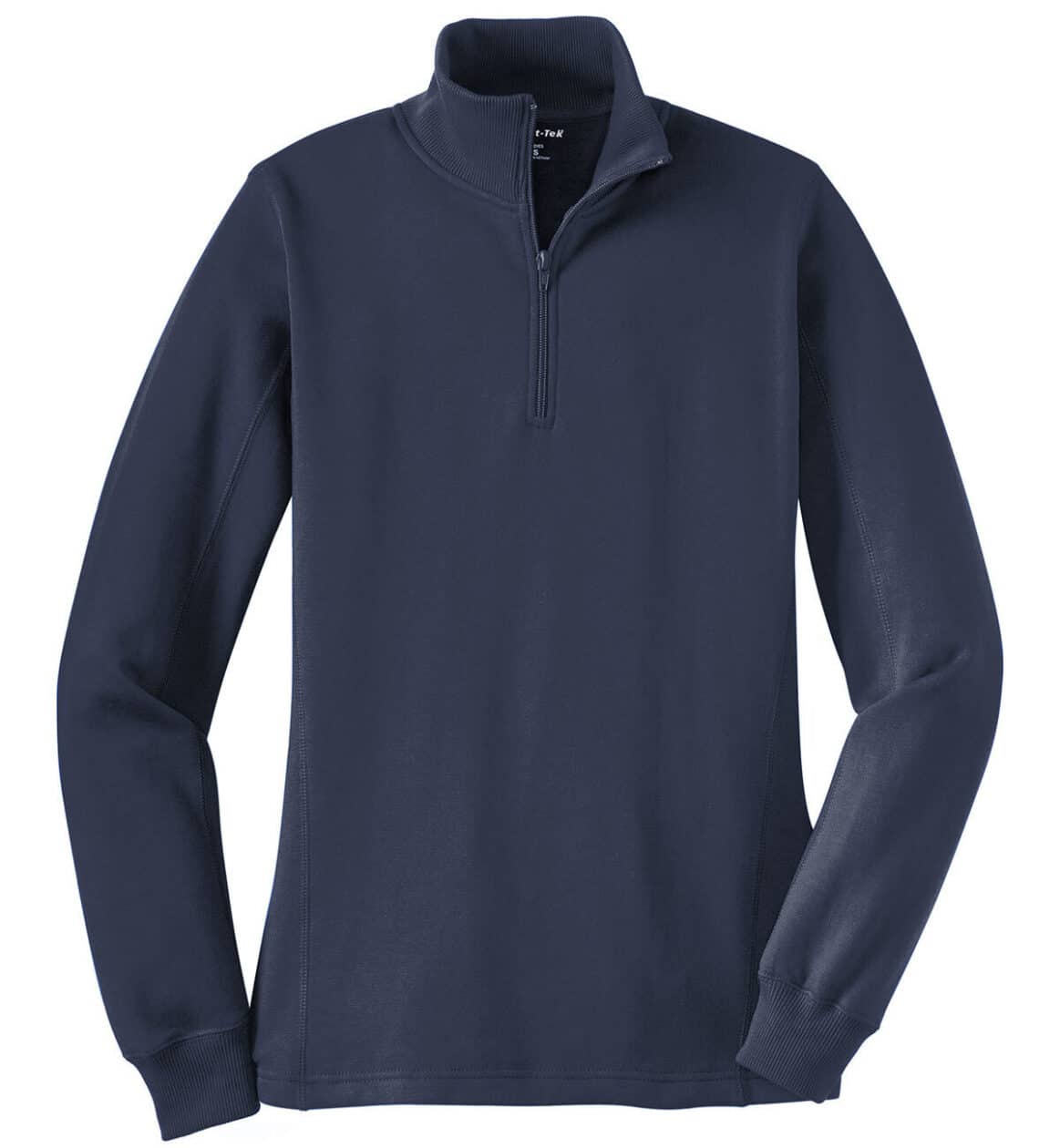Women's Quarter Zip Sweatshirt - Navy