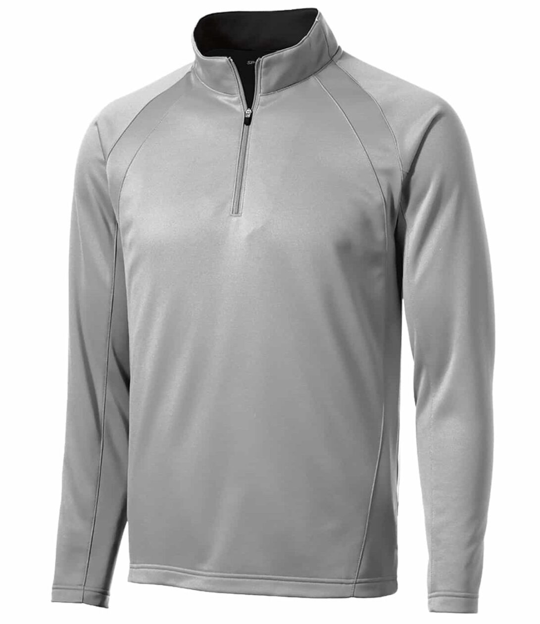 Quarter Zip – Sport-Wick - Silver and Black