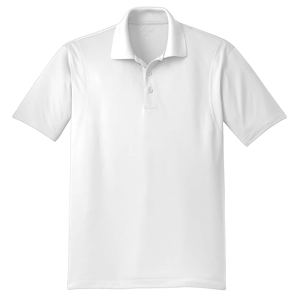 Men's Short Sleeved Polos - White